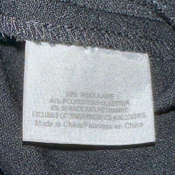 Tory Burch Wool Blend Pants Black Size 4 - Picture 5 of 7